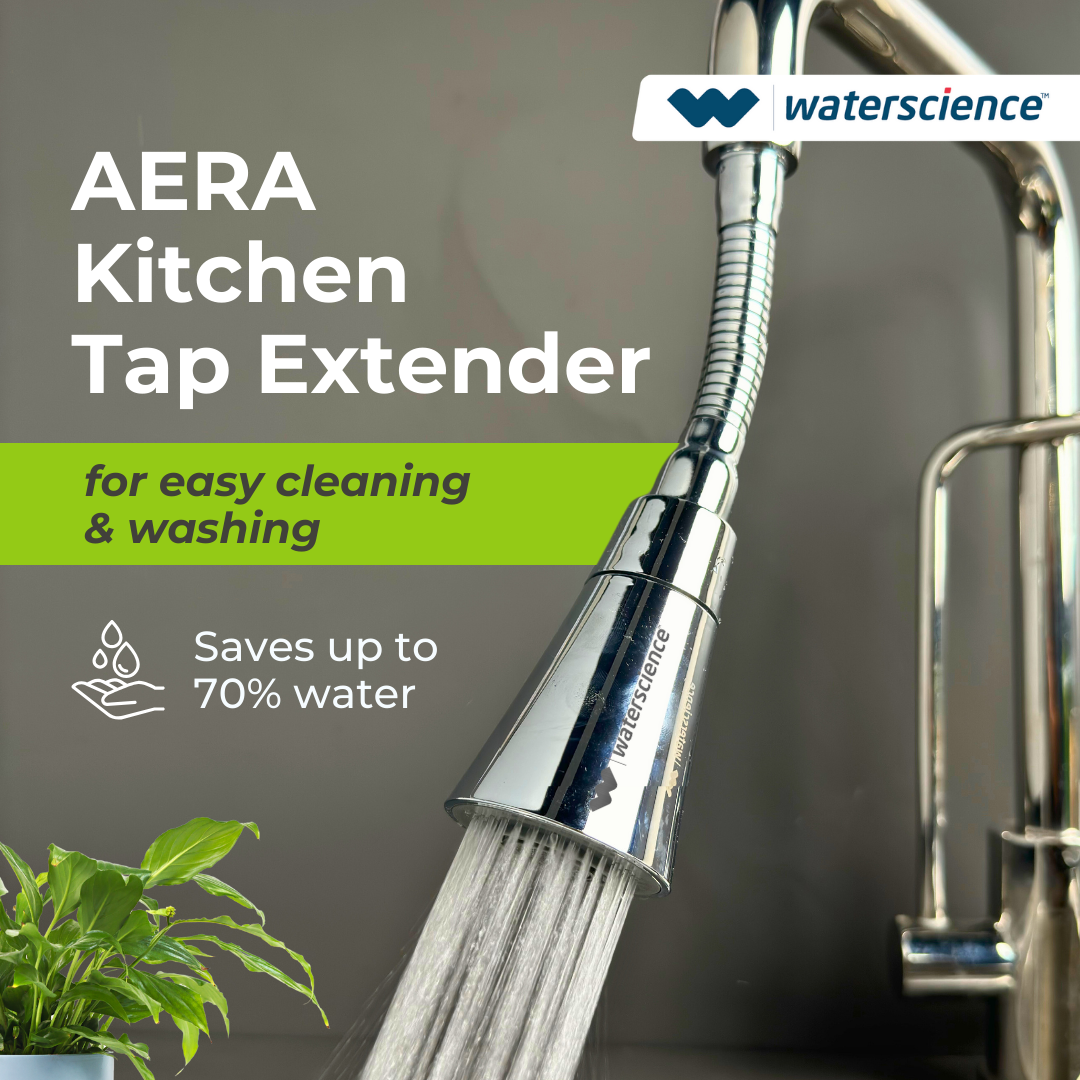 CLEO Shower & Tap Filter + AERA Kitchen Tap Extender