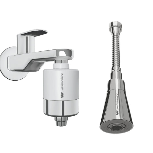 New Combo : CLEO Shower & Tap Filter + AERA Kitchen Tap Extender (CL10+Cone)