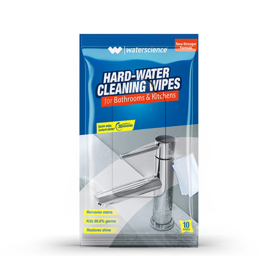 Hard Water Wipes For Bathroom And Kitchen - Pack of 10