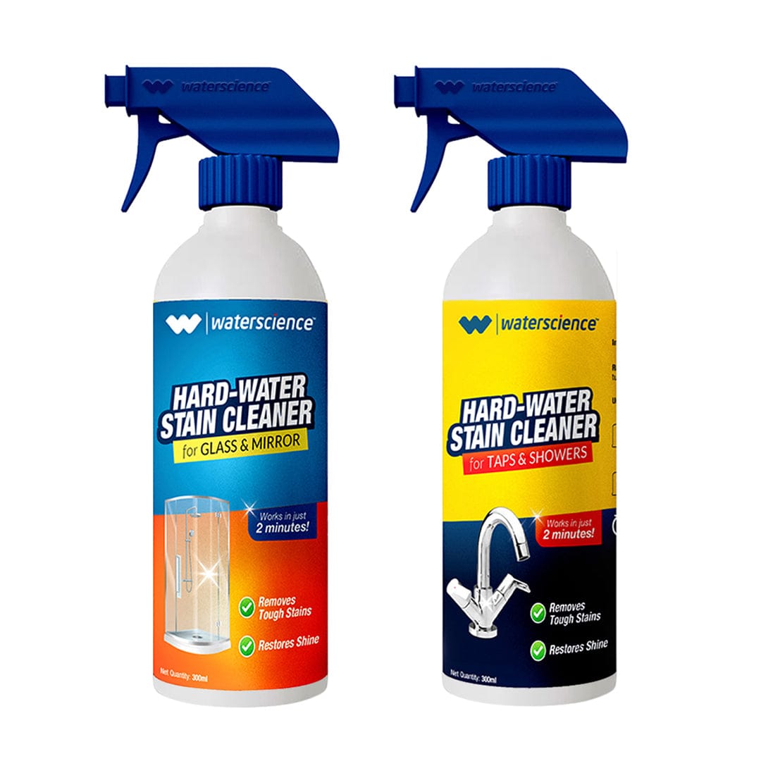 Hardwater Stain Remover Spray for Glass, Mirrors & Tiles – WaterScience